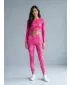 Premium pentru jambiere lungi pentru femei ALTISPORT VOJ/ALW072LEG01 ROZ FIERBINTE