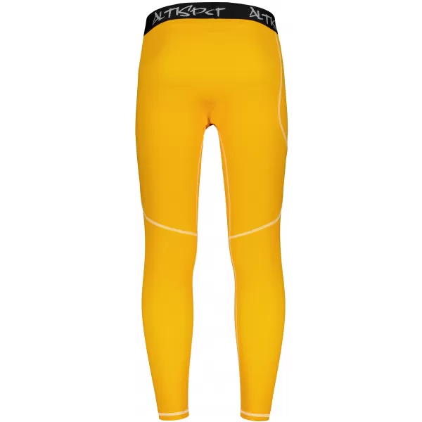  Jambiere sport pentru bărbați de premiu lung ALTISPORT VOJ/ALM000LEG01 PORTOCALE 