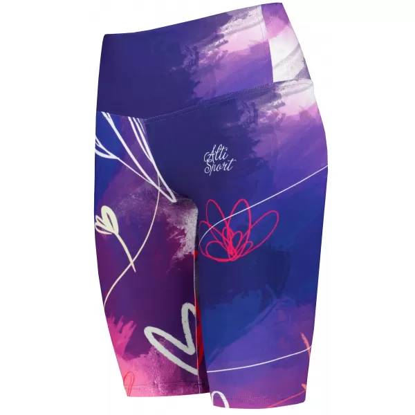  Jambiere pentru femei deasupra genunchilor premium ALTISPORT VOJ/ALW083LEG02 VIOLET 