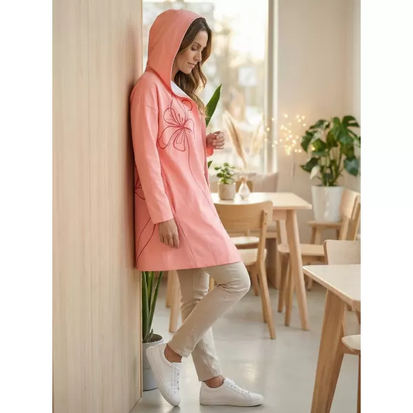 Cardigan premium pentru femei ALTISPORT VOJ/ALW075MI07 PIERSICĂ 