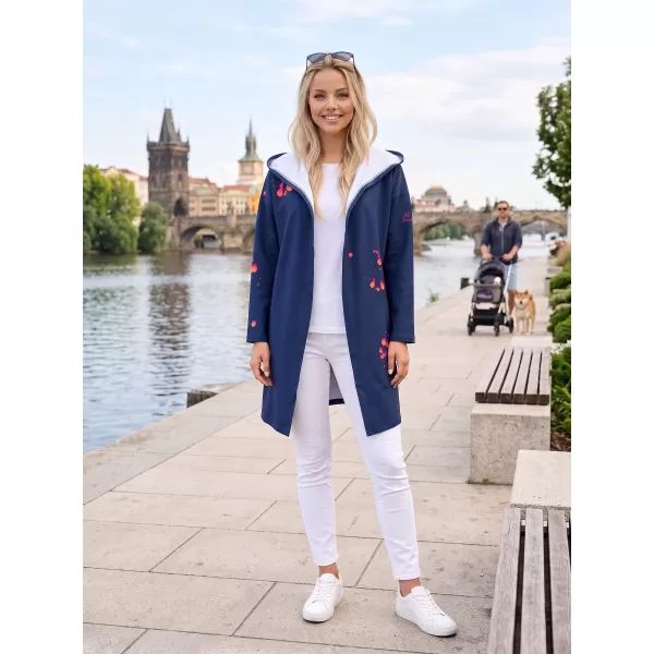  Premium de cardigan pentru femei ALTISPORT VOJ/ALW077MI07 ALBASTRU ÎNCHIS 