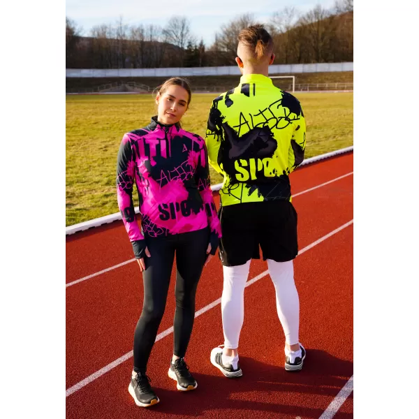  Panouri sportive pentru bărbați Premium Plus ALTISPORT VOJ/ALM076MI04 FLUO-GALBEN 