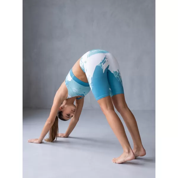 Jambiere pentru femei deasupra genunchilor premium ALTISPORT VOJ/ALW081LEG02 ALBASTRU 
