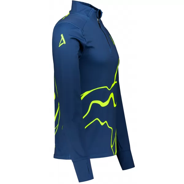  Panouri sportive pentru bărbați Premium Plus ALTISPORT VOJ/ALM073MI04 NAVY-FLUO YELLOW 
