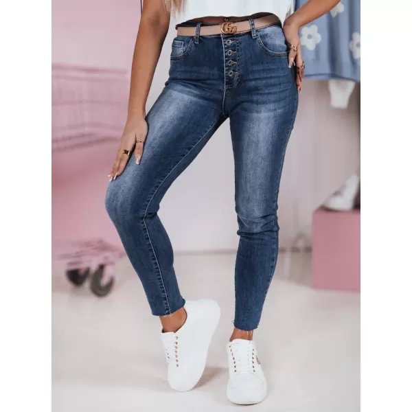  Pantalonii pentru doamne DSTREET SKYFINE UY2361 ALBASTRU 