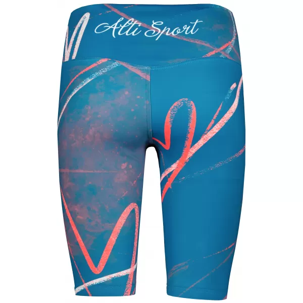  Jambiere pentru femei deasupra genunchilor premium ALTISPORT VOJ/ALW082LEG02 KEROSEN 