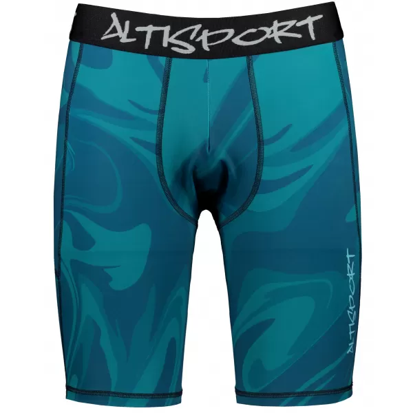  Jambiere sport pentru bărbați pe genunchii premium ALTISPORT VOJ/ALM072LEG02 KEROSEN 