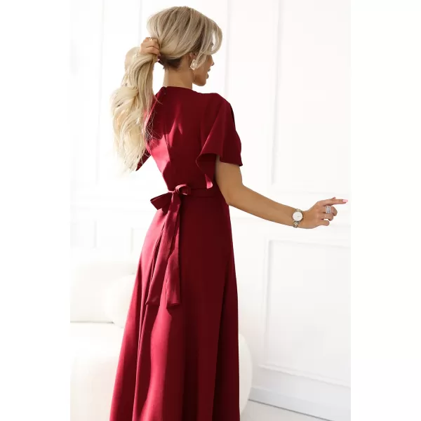  Rochie NUMOCO JENNIFER 581-2 BURGUNDIA 