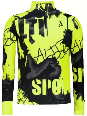 Panouri sportive pentru bărbați Premium Plus ALTISPORT VOJ/ALM076MI04 FLUO-GALBEN