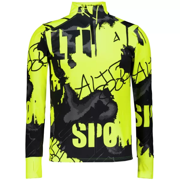  Panouri sportive pentru bărbați Premium Plus ALTISPORT VOJ/ALM076MI04 FLUO-GALBEN 