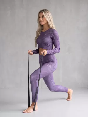 Premium pentru jambiere lungi pentru femei ALTISPORT VOJ/ALW072LEG01 VIOLET