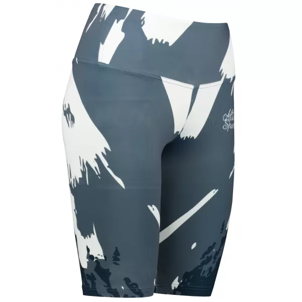  Jambiere pentru femei deasupra genunchilor premium ALTISPORT VOJ/ALW081LEG02 NEGRU-CENUȘIU 