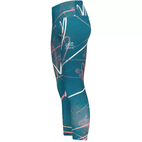  Premium pentru jambiere lungi pentru femei ALTISPORT VOJ/ALW082LEG01 KEROSEN 