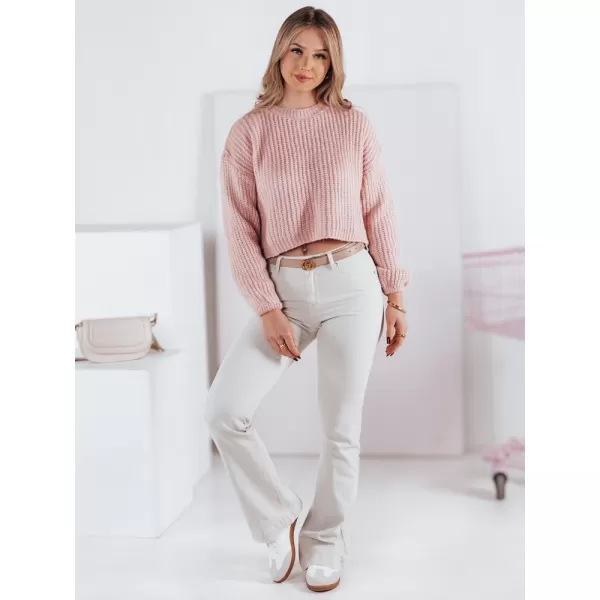  Pantalonii pentru doamne DSTREET FLAREJOY UY2367 BEJ 