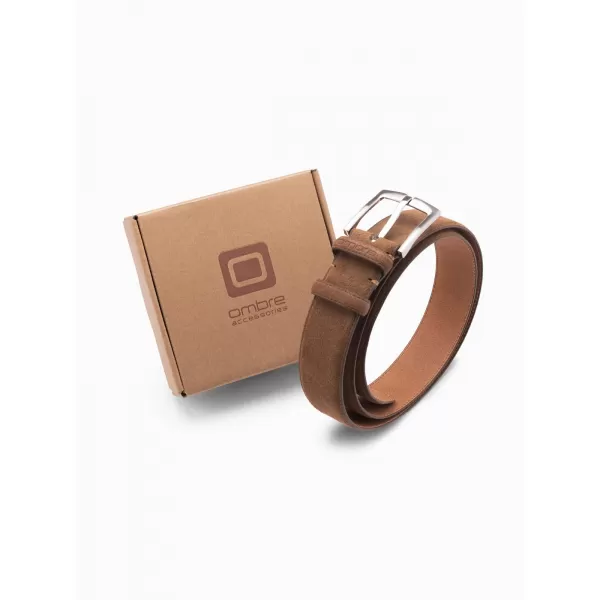  Centura bărbaților OMBRE OU-ACBE-0112 MARO 