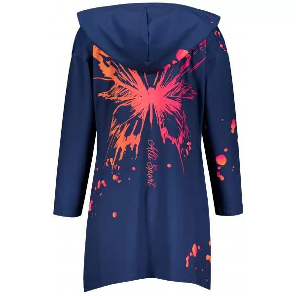  Premium de cardigan pentru femei ALTISPORT VOJ/ALW077MI07 ALBASTRU ÎNCHIS 