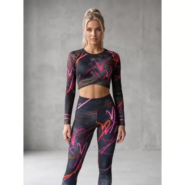 Top funcțional pentru femei cu mâneci lungi premium ALTISPORT VOJ/ALW082TR04 NEGRU 