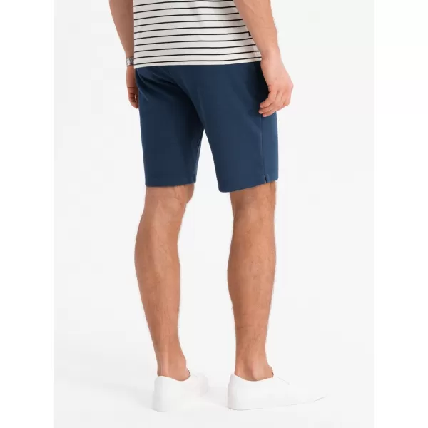  Pantaloni scurţi OMBRE OM-SRCS-0166 ALBASTRU MARIN 