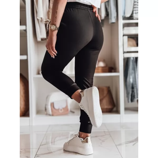  Pantalonii pentru doamne DSTREET SPORTIVO UY2398 NEGRU 