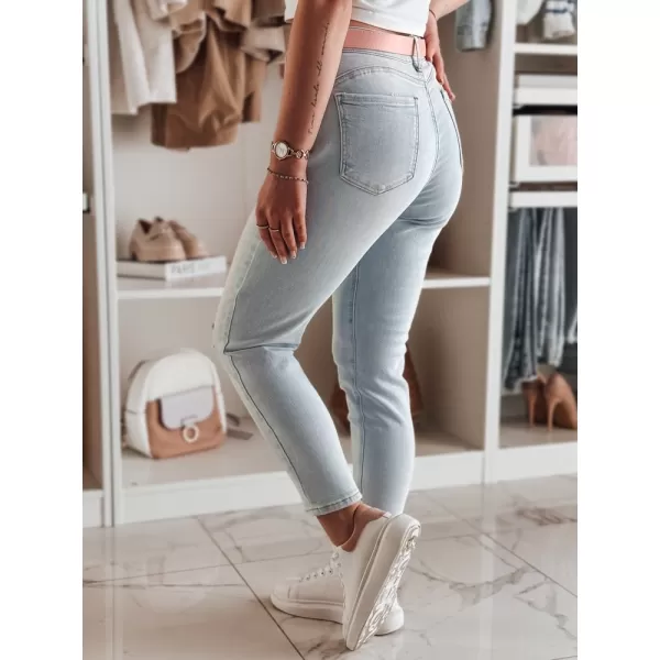  Pantalonii pentru doamne DSTREET DIEGONO UY2424 ALBASTRU 