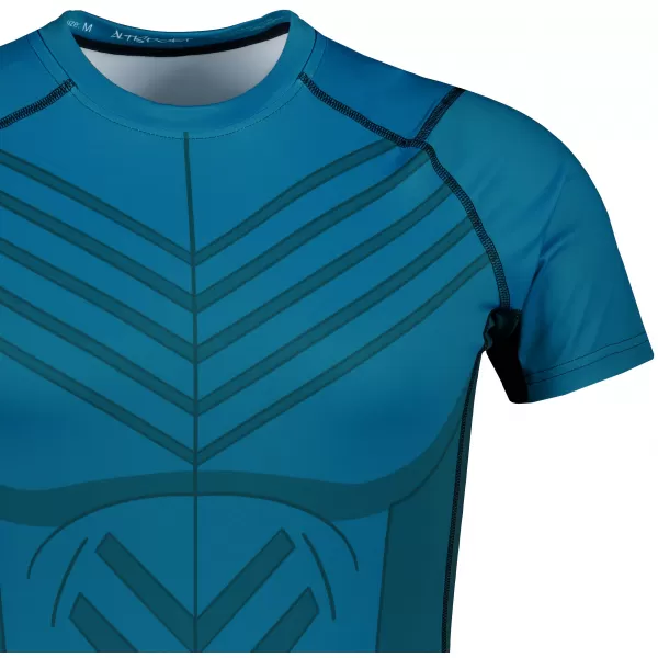  Tricou de compresie funcțională pentru bărbați cu premiu cu mânecă scurtă ALTISPORT VOJ/ALM095TR04 KEROSEN 