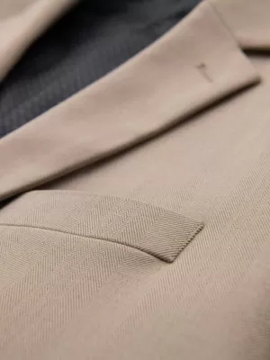 Pánské sako OMBRE OM-BLZB-0135 BEIGE