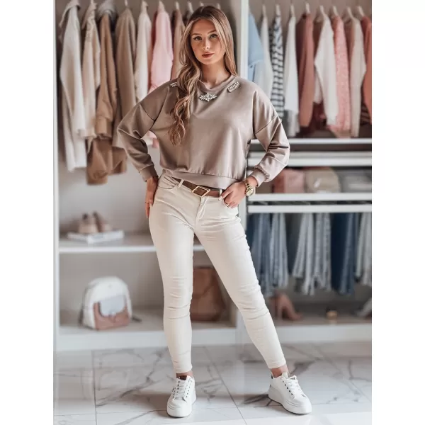  Pantalonii pentru doamne DSTREET LODGE UY2434 BEJ 