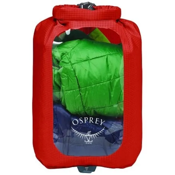  Sac impermeabil OSPREY DRY SACK 12 W/WINDOW MARS ORANGE 