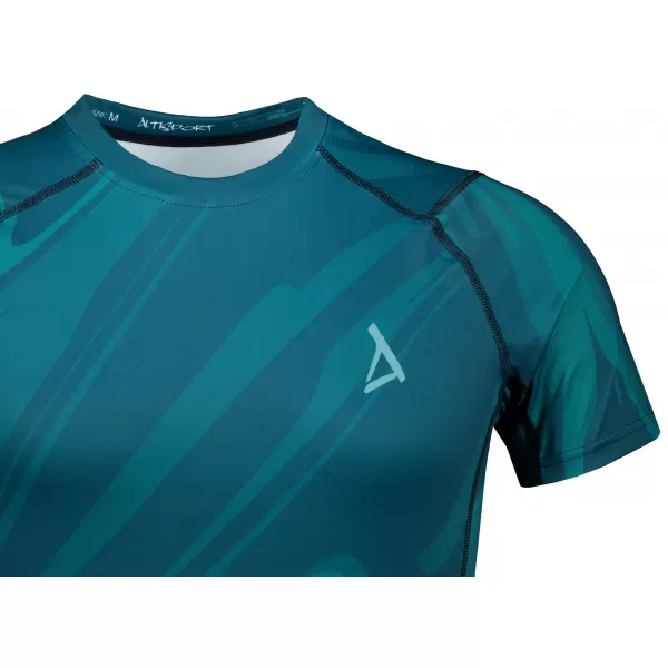  Tricou de compresie funcțională pentru bărbați cu premiu cu mânecă scurtă ALTISPORT VOJ/ALM072TR04 KEROSEN 