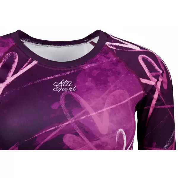  Top funcțional pentru femei cu mâneci lungi premium ALTISPORT VOJ/ALW082TR04 VIOLET 