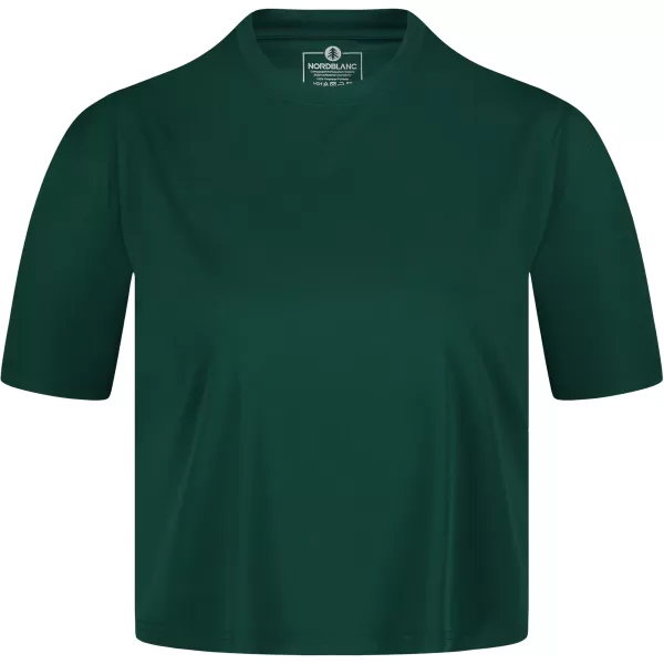  Crop top funcțional pentru femei NORDBLANC NBSLF8028 VERDE 