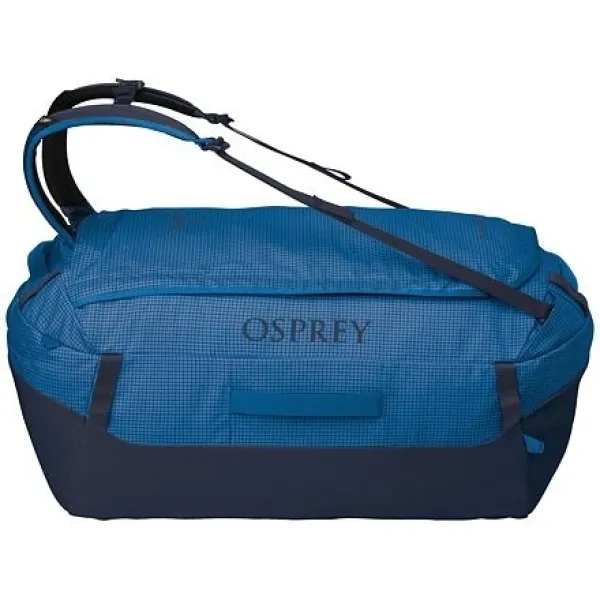  Geantă OSPREY TRANSPORTER 95 BLUE FLAME/SCORIA BLUE 