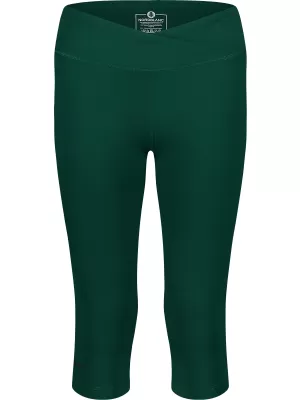 Jambiere de fitness pentru femei 3/4 NORDBLANC NBSPL8037 VERDE ÎNCHIS