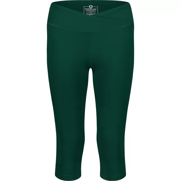  Jambiere de fitness pentru femei 3/4 NORDBLANC NBSPL8037 VERDE ÎNCHIS 