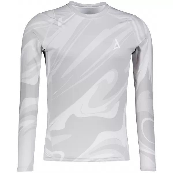  Tricou de compresie funcțională pentru bărbați cu premium cu mânecă lungă ALTISPORT VOJ/ALM072TR03 GRI 