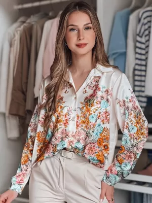 Cămaşă DSTREET BLOSSIVA DY0464 BEJ
