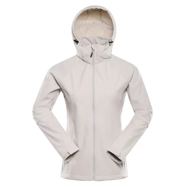  Geacă de softshell pentru femei ALPINE PRO HOORA GRI 