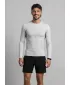 Tricou de compresie funcțională pentru bărbați cu premium cu mânecă lungă ALTISPORT VOJ/ALM095TR03 GRI