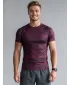 Tricou de compresie funcțională pentru bărbați cu premiu cu mânecă scurtă ALTISPORT VOJ/ALM072TR04 VIN ROȘU