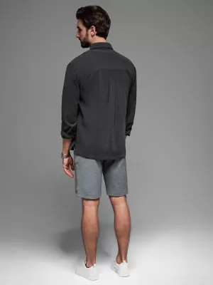 Pantaloni scurţi OMBRE OM-SRCS-0166 NEGRU