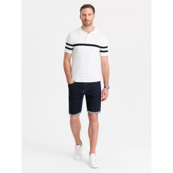  Pantaloni scurţi OMBRE OM-SRDS-0134 ALBASTRU MARIN 