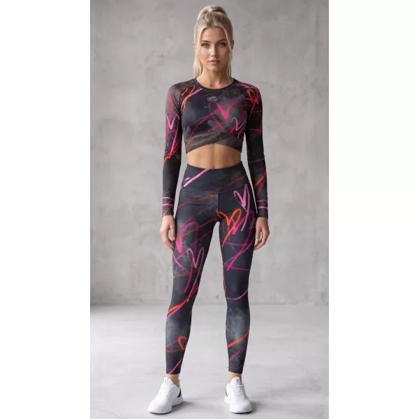  Top funcțional pentru femei cu mâneci lungi premium ALTISPORT VOJ/ALW082TR04 NEGRU 