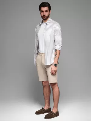 Pantaloni scurţi OMBRE OM-SRCS-0166 NISIP