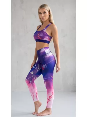 Premium de sutien sport pentru femei ALTISPORT VOJ/ALW083POD01 VIOLET