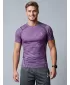 Tricou de compresie funcțională pentru bărbați cu premiu cu mânecă scurtă ALTISPORT VOJ/ALM072TR04 VIOLET