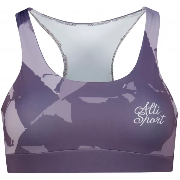  Premium de sutien sport pentru femei ALTISPORT VOJ/ALW080POD01 GRI-VIOLETĂ 