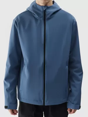Jacheta pentru bărbați 4F WSS25TSOFM324 DENIM