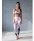 Premium de sutien sport pentru femei ALTISPORT VOJ/ALW081POD01 NEGRU-ROZ