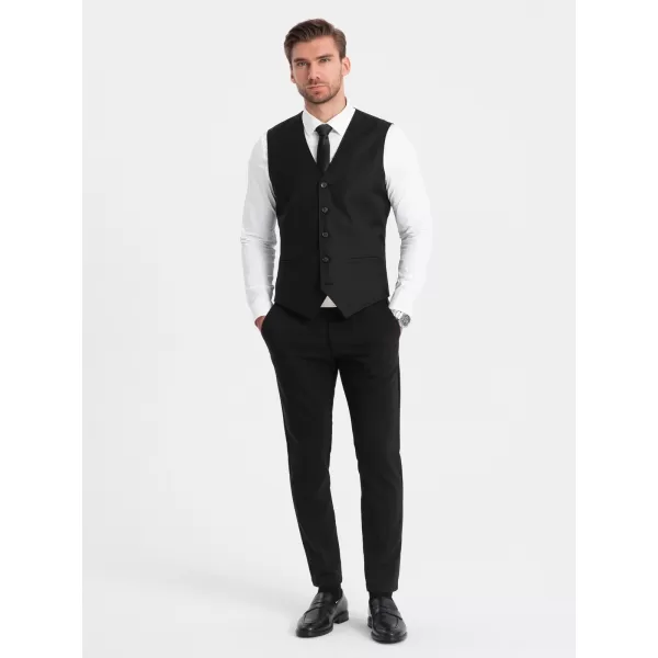  Vestă OMBRE OM-BLZV-0112 NEGRU 