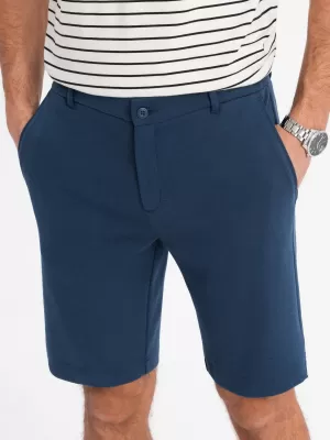 Pantaloni scurţi OMBRE OM-SRCS-0166 ALBASTRU MARIN